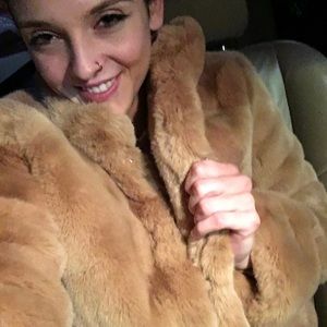 Magaschoni Faux Fur Jacket (Small)